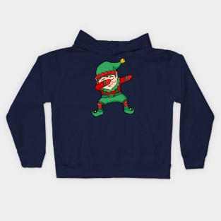 Dabbing Elf Kids Hoodie